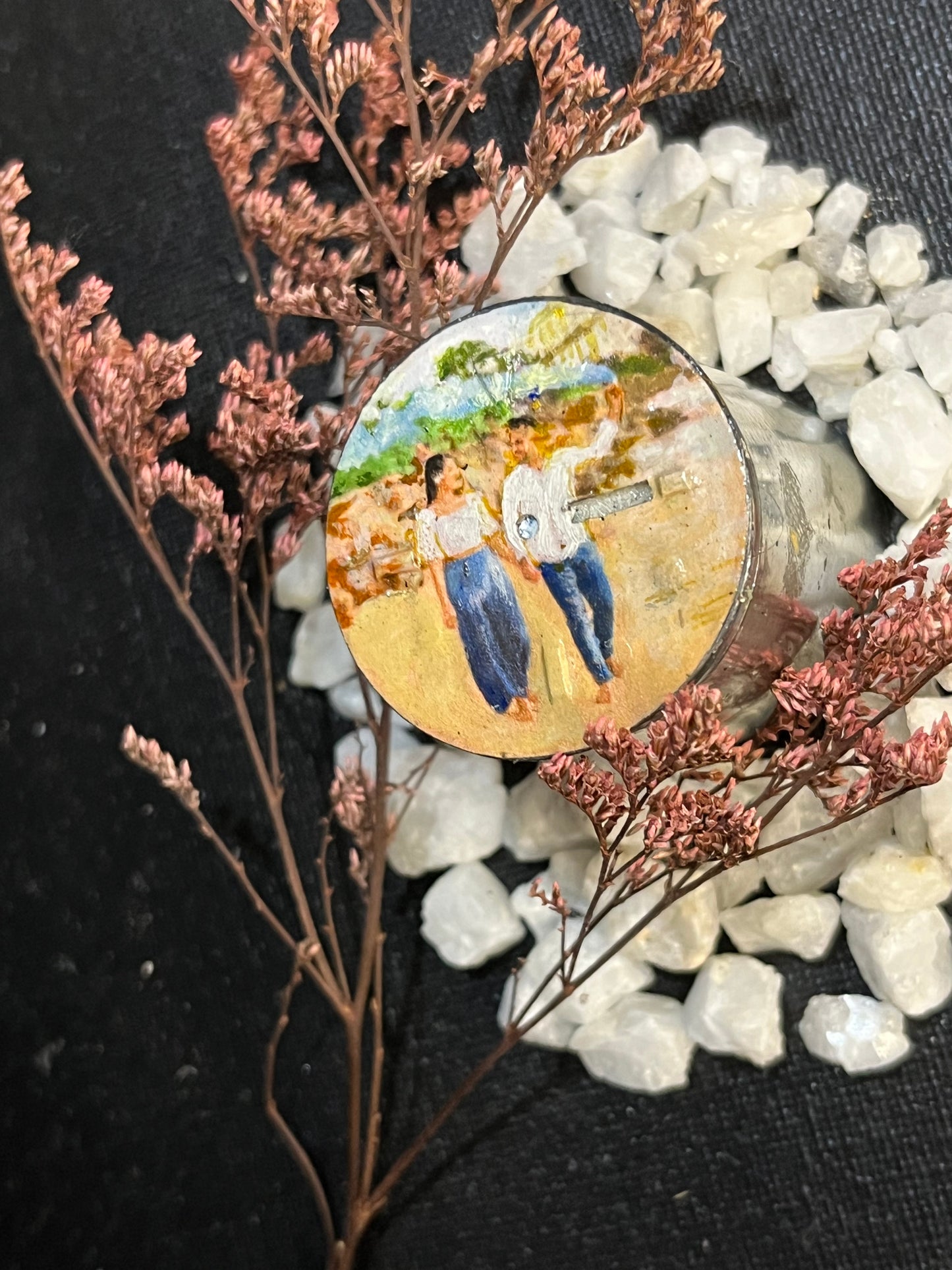 Custom Hand-Painted Watch Dial Art