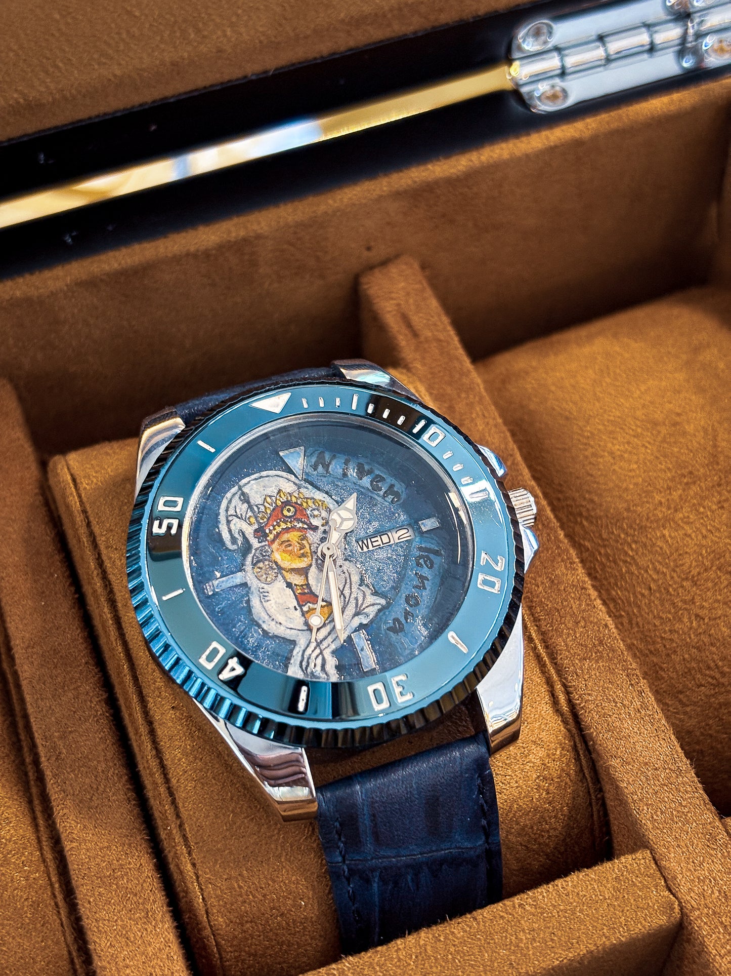 Custom Hand-Painted Watch Dial Art
